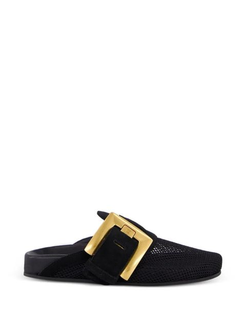 Balmain Anthem flat mules - Black - zdjęcie produktu nr 2