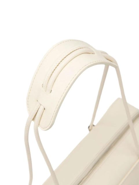 BY FAR Kimberly leather shoulder bag - Neutrals