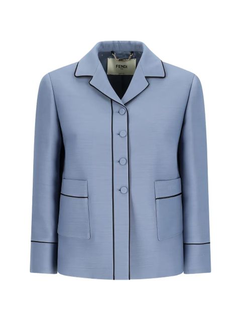 FENDI piped blouson jacket - Blue - zdjęcie produktu nr 1