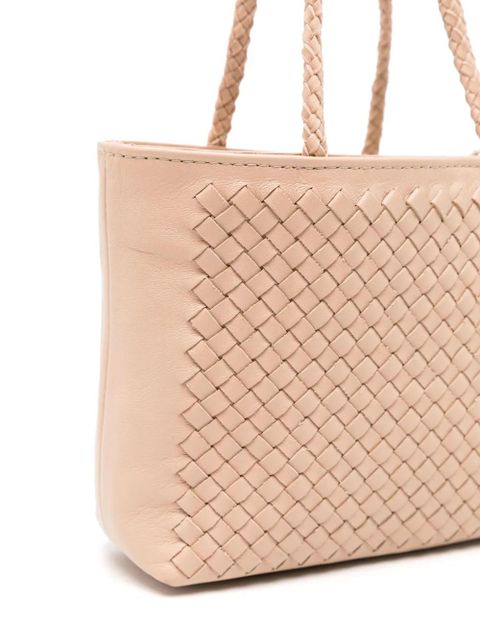 DRAGON DIFFUSION Gia interwoven tote bag - Neutrals