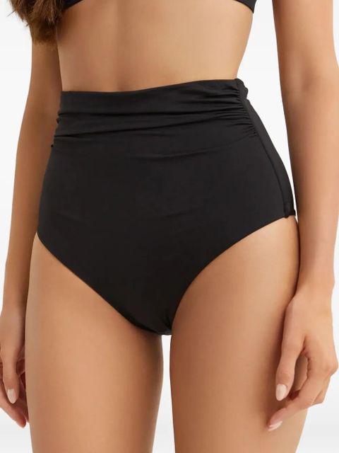 Max Mara high-waisted charm Salli bikini bottoms - Black