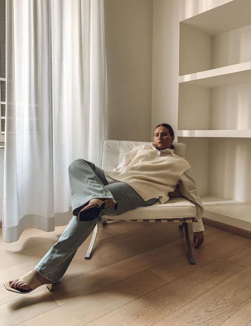 Dzianinowa kamizelka