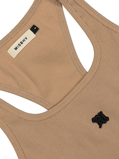 MISBHV cropped M-patch tank top - Neutrals