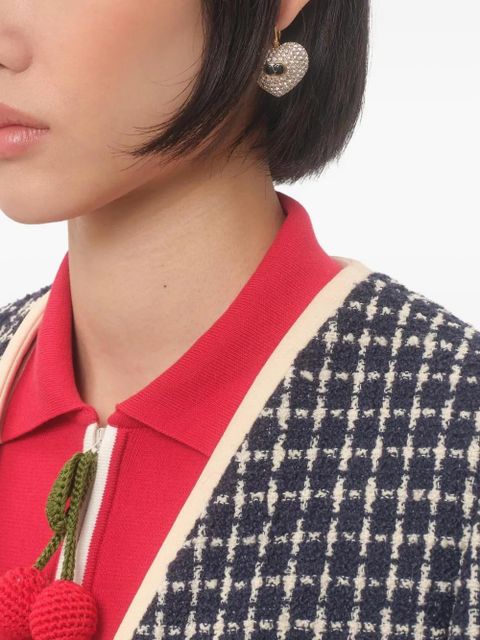 Valentino Garavani Couer Royal earrings - Gold - zdjęcie produktu nr 2