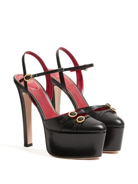 Valentino Garavani 145mm Crasher platform-sole pumps - Black