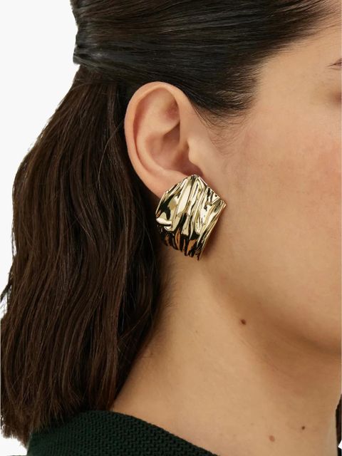 Ferragamo asymmetric draped earring - Gold - zdjęcie produktu nr 2