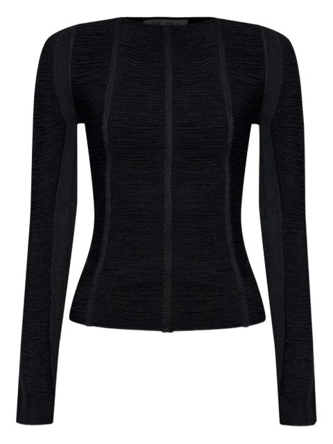 The Attico fringed top - Black - zdjęcie produktu nr 1