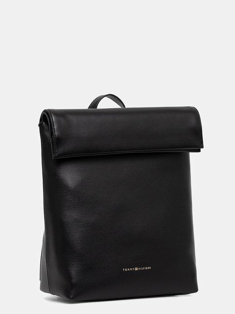 Tommy Hilfiger plecak damski kolor czarny duży gładki AW0AW17654