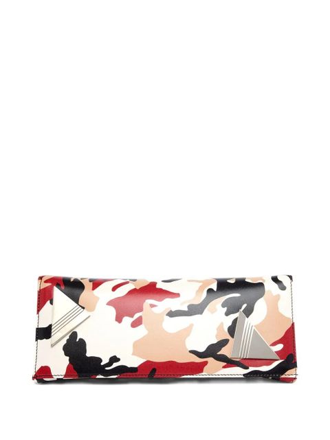 The Attico 8.30PM camouflage-pattern clutch ag - Neutrals