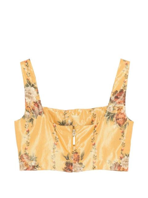 Agua By Agua Bendita Amanda Paramo cropped top - Yellow - zdjęcie produktu nr 2