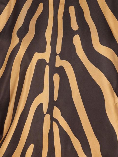 Ferragamo animal-print sweater - Brown