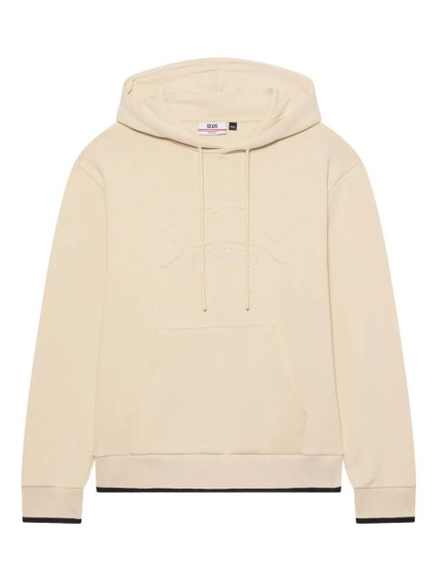 GCDS logo-embossed hoodie - Neutrals - zdjęcie produktu nr 2