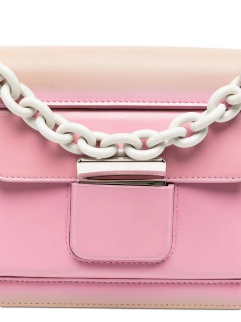 Balenciaga chain-link flap shoulder bag - Neutrals