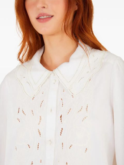 FARM Rio button-fastening blouse - White