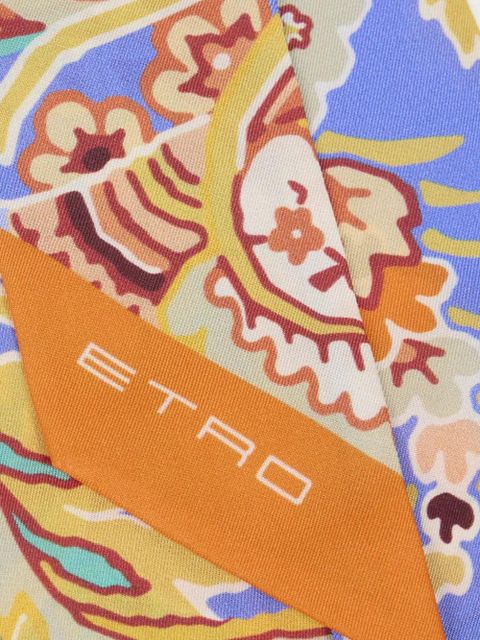 ETRO paisley-print silk scarf - Orange - zdjęcie produktu nr 2