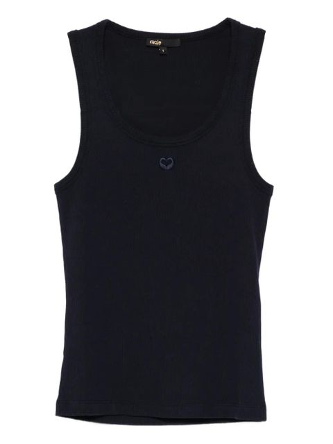 Maje heart-embroidery tank top - Blue - zdjęcie produktu nr 1