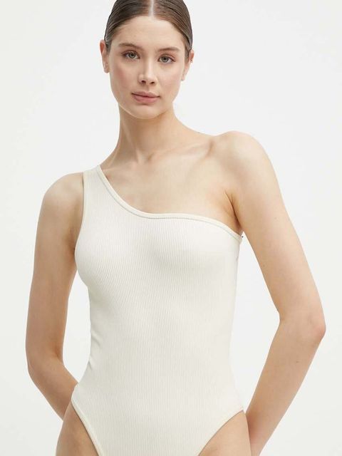 JOYINME body do jogi Open Up Seamless kolor beżowy cold shoulder - zdjęcie produktu nr 1