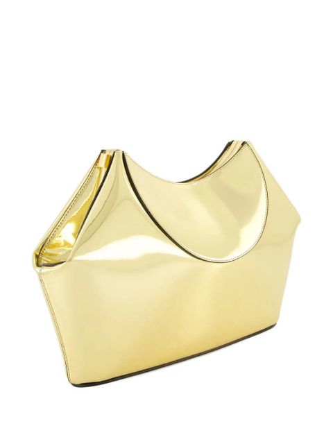Givenchy facet leather clutch - Gold