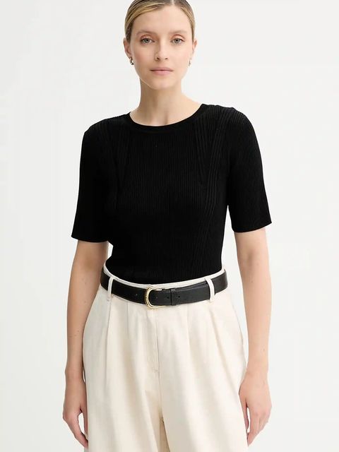 Sessun sweter damski kolor czarny lekki 25109030 - zdjęcie produktu nr 2