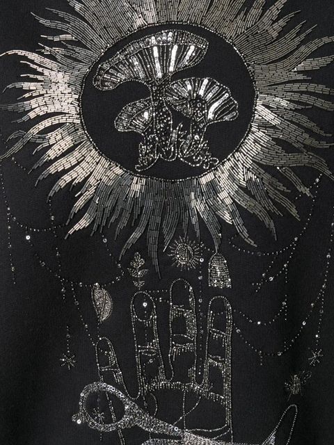 Alexander McQueen embroidered sweatshirt - Black