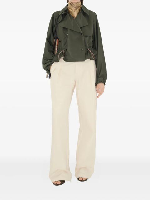 Burberry satin hooded jacket - Green - zdjęcie produktu nr 2