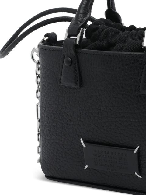 Maison Margiela mini 5AC Classique chain-strap tote bag - Black