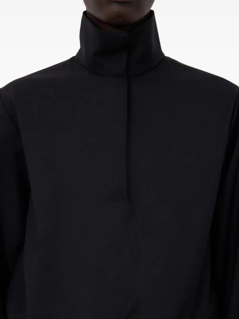 LouLou de Saison Zyla stand-collar top - Black