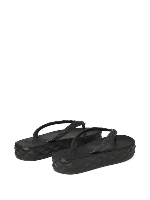 Jimmy Choo Diamond flip-flops - Black