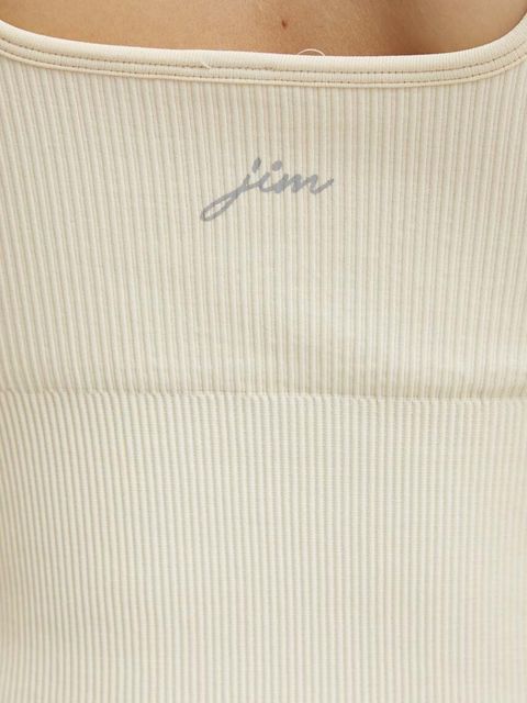 JOYINME body do jogi Open Up Seamless kolor beżowy cold shoulder