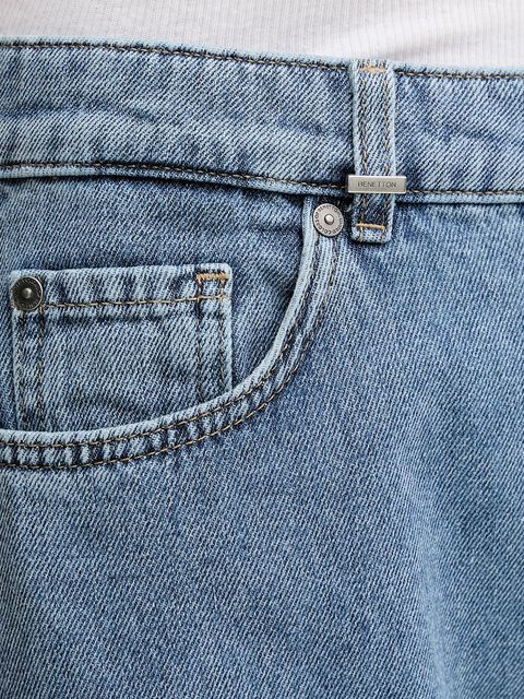 United Colors of Benetton jeansy damskie kolor niebieski 43UNDE02B