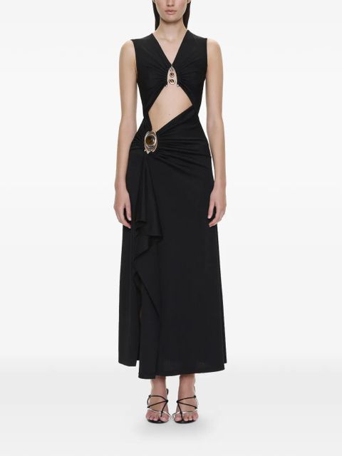 Christopher Esber Droplet Crystal Separation midi dress - Black - zdjęcie produktu nr 1