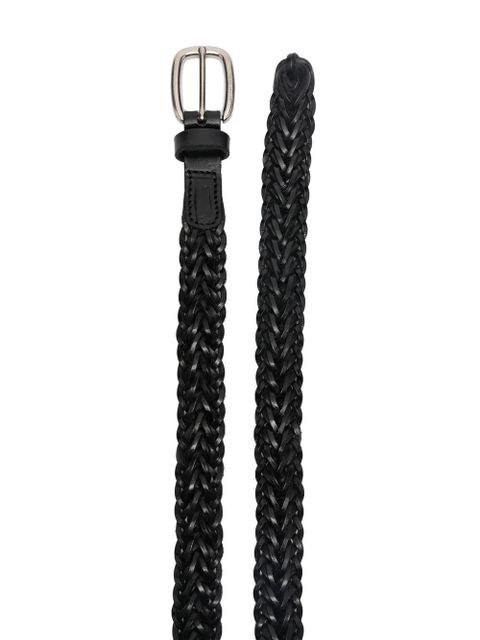 Golden Goose Houston woven leather belt - Black - zdjęcie produktu nr 2