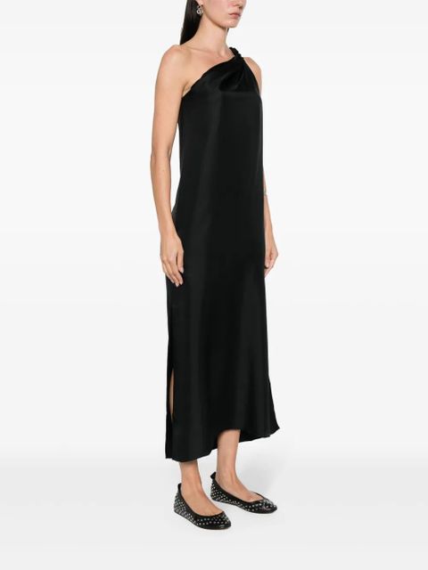 LouLou de Saison Adela silk maxi dress - Black - zdjęcie produktu nr 2