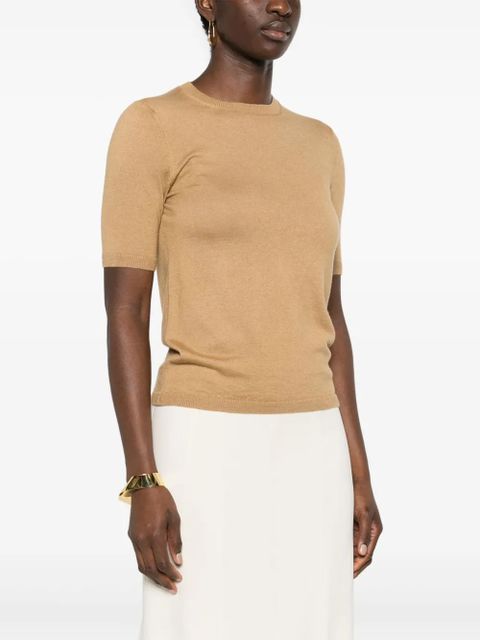 Max Mara Warren short-sleeve jumper - Neutrals - zdjęcie produktu nr 2