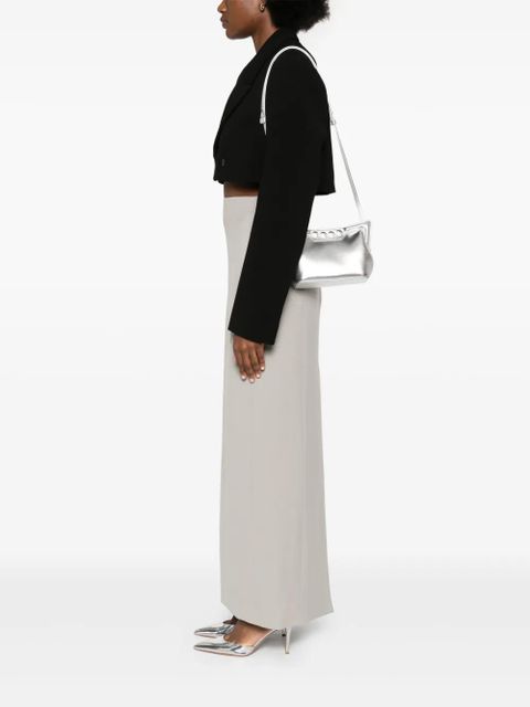 Alexander McQueen mini The Peak shoulder bag - Silver - zdjęcie produktu nr 2