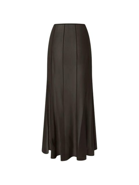 PINKO Bardi panelled skirt - Brown - zdjęcie produktu nr 2