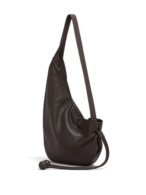 Marni leather shoulder bag - Brown