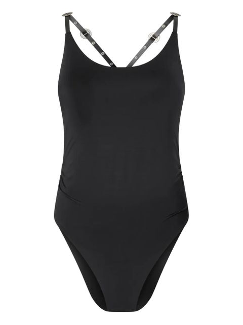 PINKO ring-detail strappy bodysuit - Black - zdjęcie produktu nr 1