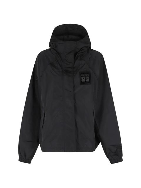 GANNI hooded lightweight jacket - Black - zdjęcie produktu nr 1