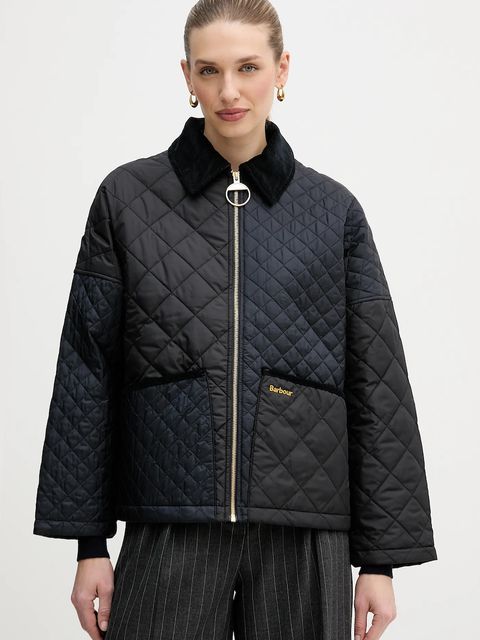 Barbour kurtka Danby kolor granatowy przejściowa LQU1881 - zdjęcie produktu nr 1