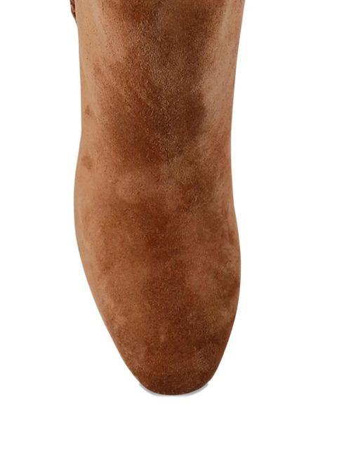 Aquazzura braided-detail boots - Brown