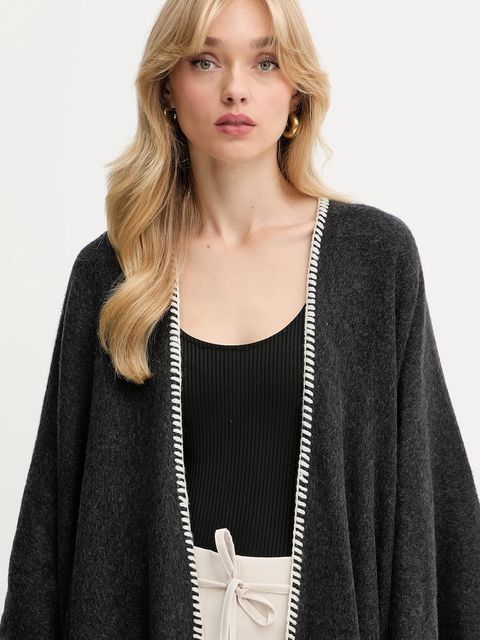 Marella poncho Emme by Marella kolor szary 2525546031200