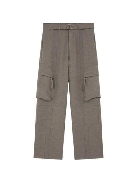 The Frankie Shop Kelly belted cargo trousers - Grey - zdjęcie produktu nr 1