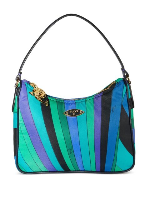 PUCCI Yummy striped shoulder bag - Blue - zdjęcie produktu nr 1