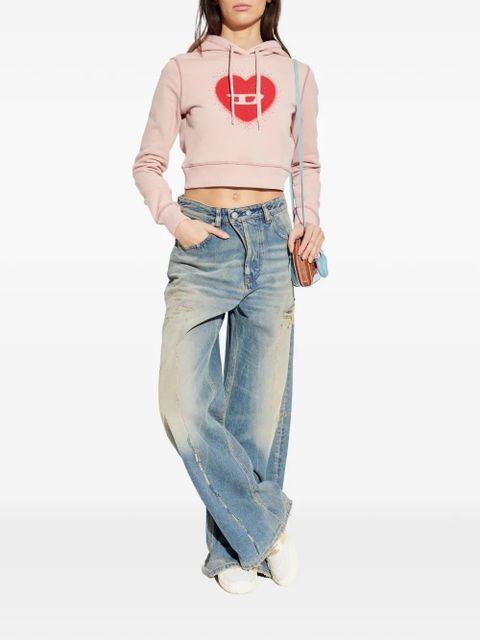 Diesel F-Slimmy hoodie - Pink - zdjęcie produktu nr 2