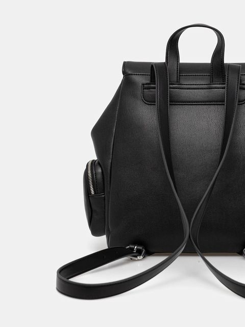 Armani Exchange plecak damski kolor czarny mały gładki XW001923 AF12589 - zdjęcie produktu nr 2