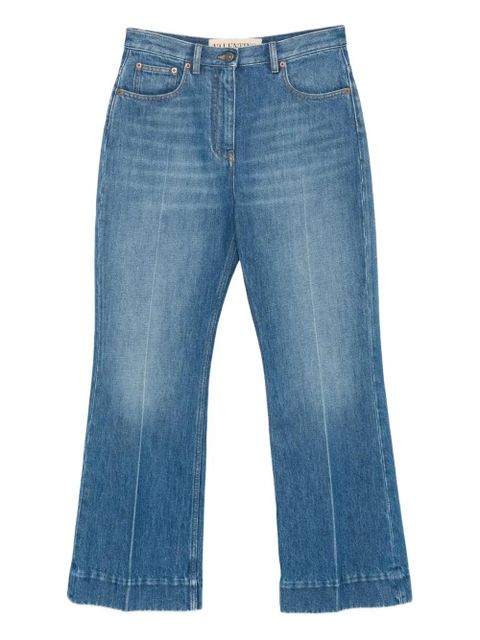Valentino Garavani cropped flared jeans - Blue - zdjęcie produktu nr 1