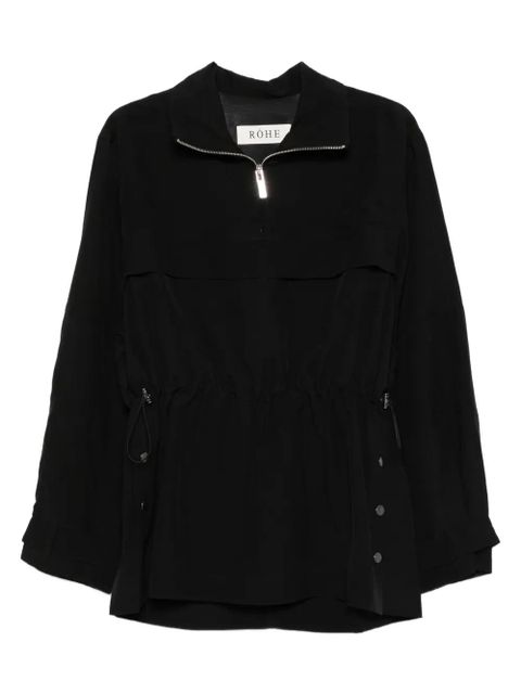 Róhe drawstring-waist sweatshirt - Black - zdjęcie produktu nr 1