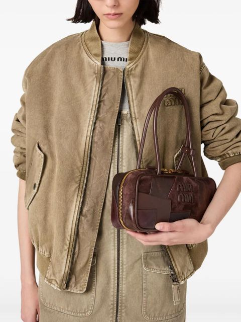 Miu Miu Beau patchwork tote bag - Brown