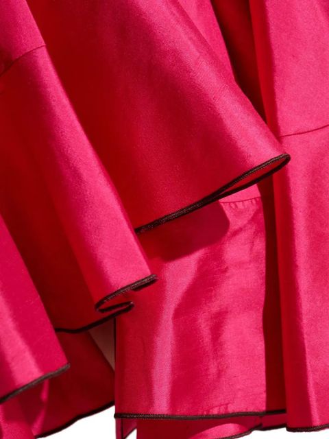 Tory Burch silk midi skirt - Pink